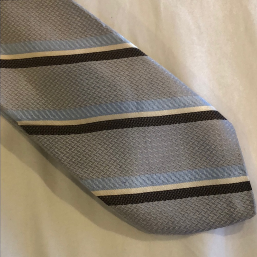Robert Talbott Silver with Stripes